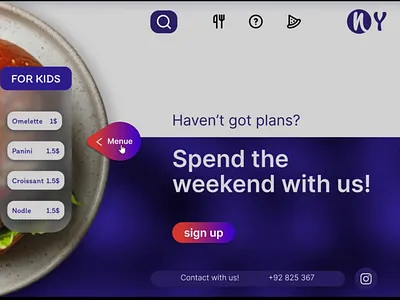 Restaurant landing page figma landingpage prototype restaurant ui ux