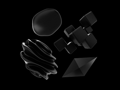 Design assets: 3D Black Shapes Collection 3d 3d assets 3d black shapes 3d collection 3d illustration 3d shapes black black collection black shapes brand design branding design design assets design resources free graphic design resources ui ux web design