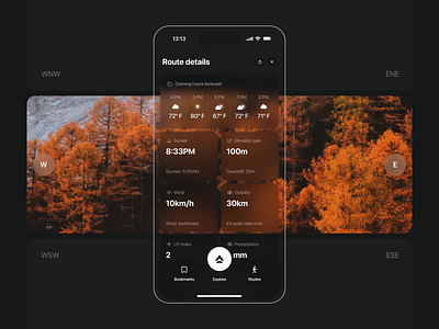 🗺 Mobile design for the travel app EDEN | Hyperactive activity app animation clean design hyperactive maps mobile mobile app mobile design motion nature navigation product design route saas tourism travel app ui ux web design