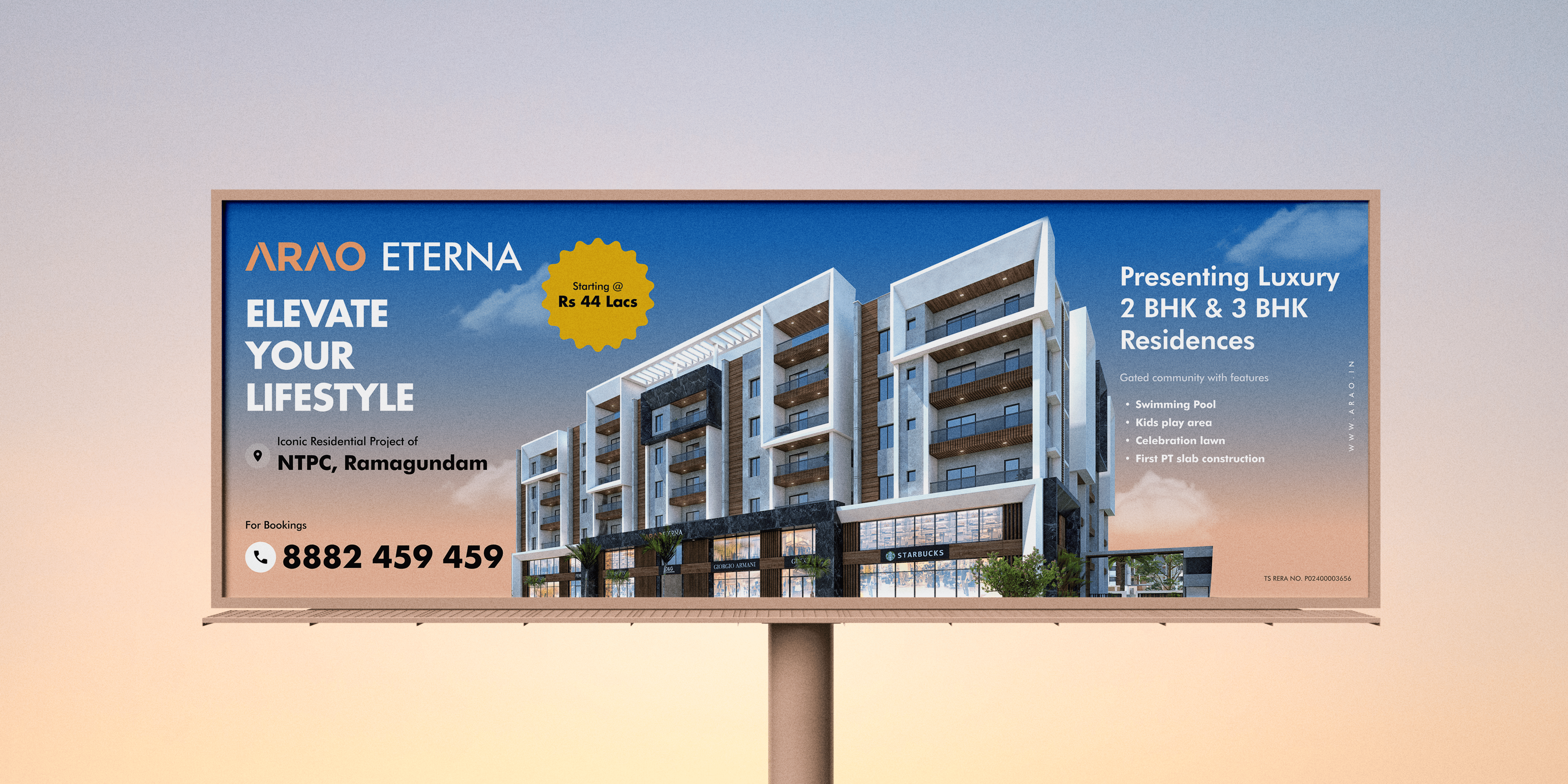 ARAO Banner Images banners branding design graphic design icon inspiration logo poster rajesh realestate visual design