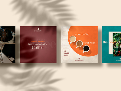 Coffee Social Media Posts adobe coffee coffee beans coffee brew colorful cup of coffee drink instagram instagram ad instagram post morning coffee nature photoshop social media ad social media post