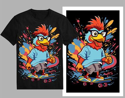 cartoon rooster t-shirt design cartoon chicken cartoon design cartoon logo chicken chicken drawing chicken farm chicken illustration chicken logo chicken t shirt crazy rooster funny chicken hen t shirt i love chicken rooster shirt t shirt design tee trendy t shirt tshirt typography design