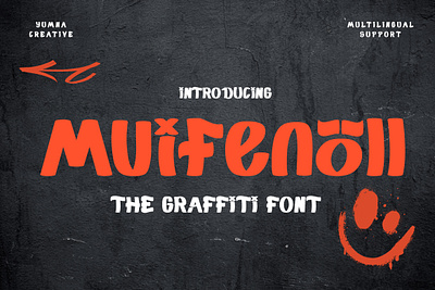 Muifenoll – Graffiti Font brush decorative design display font graffiti groovy hipster modern new old retro skate street trend typeface typography urban vintage web