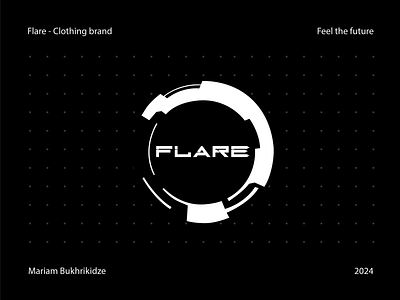 Flare | Clothing brand logo black and white brand clothing brand creative graphic design logo logo design