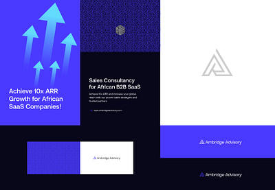 Branding for Ambridge Advisory 3d branding graphic design logo motion graphics ui