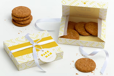 Cookie Gift Box Packaging Design branding