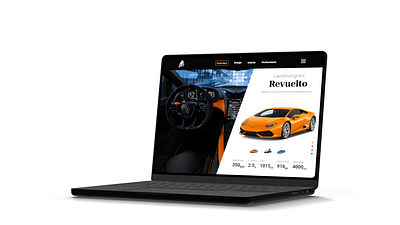 Automobile Industry Landing Page | Lambhorghini UI 3d app automobile branding car client design graphic design illustration industry lambhorghini logo motion graphics project ui user experience user interface ux vehicle web