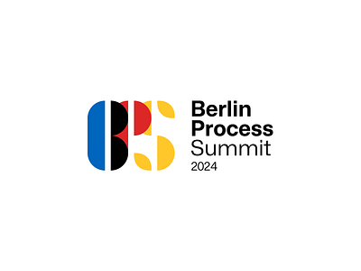 Berlin Process Summit Logo berlin branding logo logo construction logo design summit typography