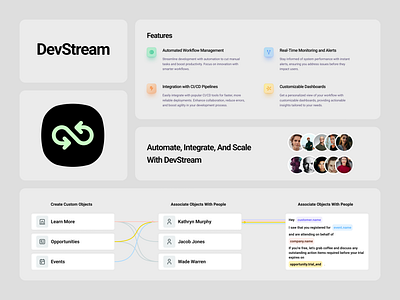 DevOps Automation Concept Design automationtools branding devopsautomation figmadesign uidesign uiux workflowmanagement