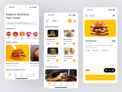 Foodi - Food Delivery App an app cooking delivery app food food and drink food delivery foodi ios app mobile mobile app oder product design resturant ui ui design ux design