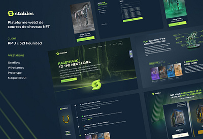 Stables - NFT design ui user experience ux