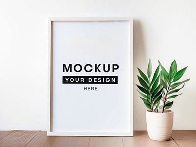 PSD Wall Art Mockup Design - 3 art mockup editable mockup frame psd mockup poster mockup sand color mockup sand mockup sand tones mockup smart object mockup wall art