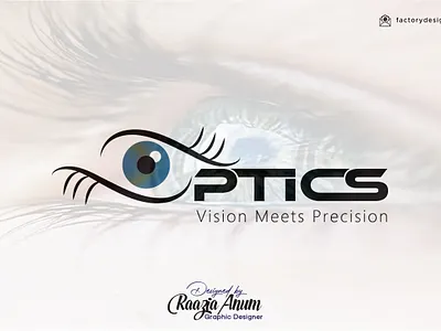 Optics Logo design adobe illustrator branding graphic design logo