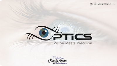 Optics Logo design adobe illustrator branding graphic design logo