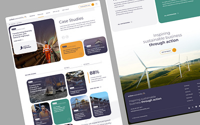 Case Study Page of a Sustainable Business