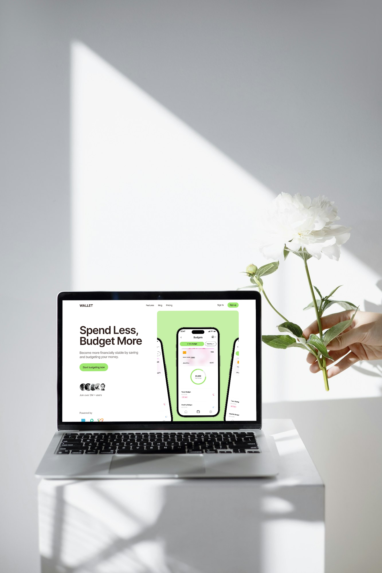 Example of Minimal Landing Page Development