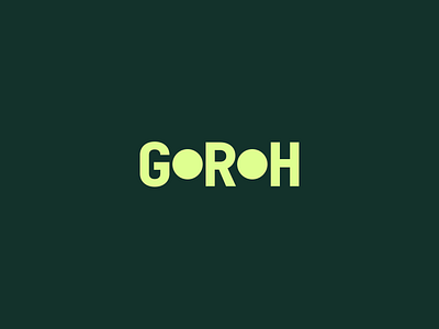 Goroh branding design goroh identity logo mark peas sign smolkinvision symbol