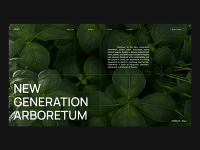 ARBO website design e com landing page minimal typography ui ux uxresearch web design website