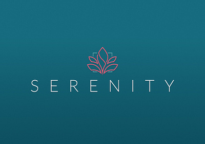 Serenity adobe branding design flower graphic design home illustrator living logo neighborhood