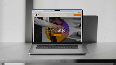 Responsive Website Flex Physio brand identity branding design graphic design physiotherapy pilates responsive visual language web design website wix website