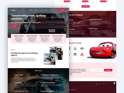 Car modification website UI android app app design branding design ios ui uiux ux