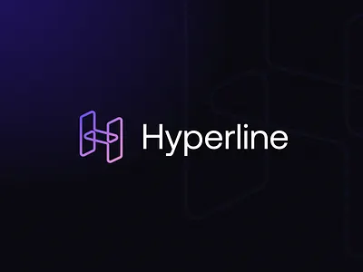 Hyperline brand 3d 3d logo brand brand design branding logo logo design logomark logotype web3 web3 brand web3 branding web3 design