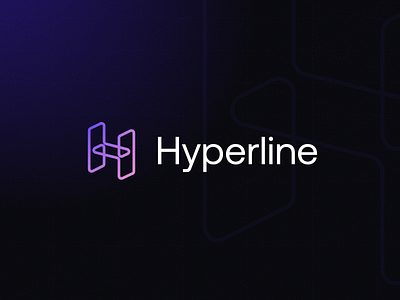 Hyperline brand 3d 3d logo brand brand design branding logo logo design logomark logotype web3 web3 brand web3 branding web3 design