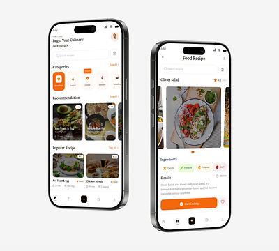 Food Recipes Mobile App animation cooking delivery delivery app food food app food delivery food delivery app integration mobile mobile animation mobile app mobile integration order restaurant app