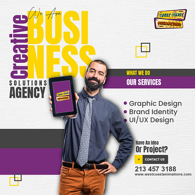 Creative Business Solutions for Bold Brands! agency branding business creative design graphic design icon identity illustration logo solutions ui ux vector