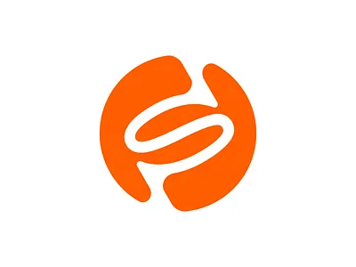 sanel mark branding logo mark orange