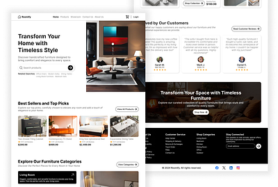 E-Commerce | Furniture Website Design Concept design e commerce figma furniture home interior home page landing page ui ux web design website