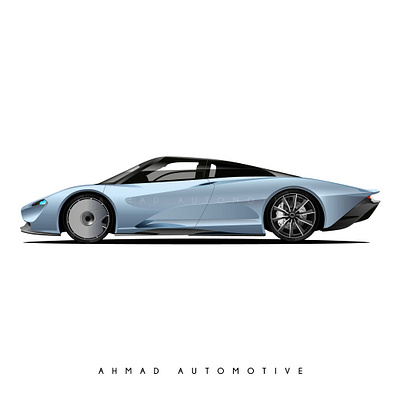 McLaren Speedtail car car illustration car vector illustration mclaren racing speedtail vector