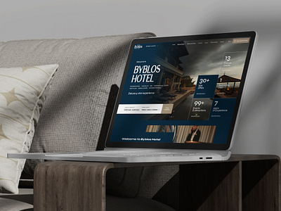 Byblos Hotel - website redesign design hotel ui ux website website design