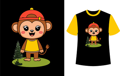 Baby T-shirt Design animal babytshirt design illustration random tshirt vector