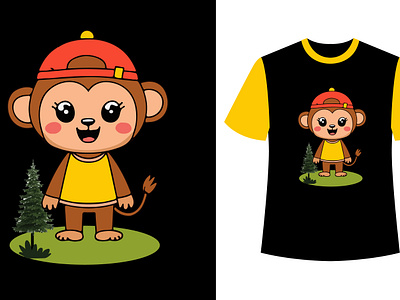 Baby T-shirt Design animal babytshirt design illustration random tshirt vector