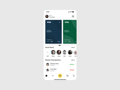 Finance app - Clean and Minimal UI app finance minimal mobile mobile app payment ui ux design