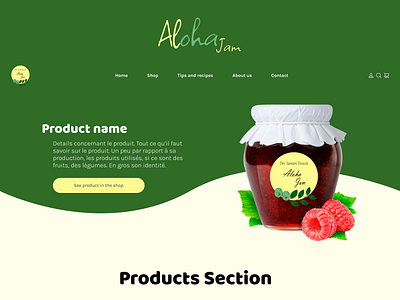 Aloha Jam design ui ui design ux ux design web design