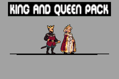 King and Queen Pixel Art Character Sprite Pack 2d asset assets character fantasy game game assets gamedev illustration indie indie game king medieval pixel pixelart pixelated queen rpg sprite spritesheet