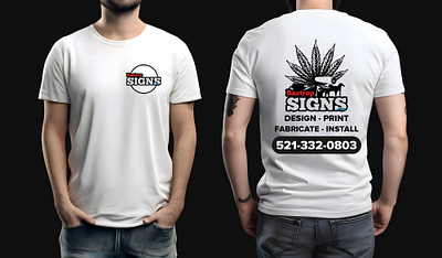 T-Shirt design Front & Back branding design graphic design illustration illustrator logo minimal vector