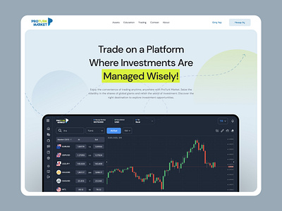 Forex Trading App Website buy and sell crypto design dribbble figma forex landing page market minimal responsive design stock market stocks trading ui user experience user interface ux visual design web design website