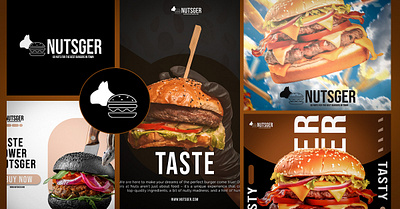 Nutsger | Brand Identity brand branding design food graphic design logo product design