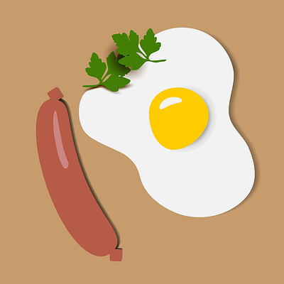 Breakfast adobe illustration design graphic design illustration vector дизайн