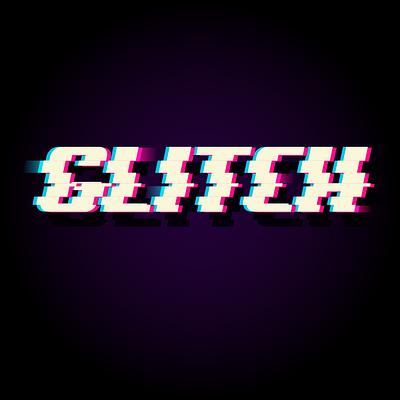 Glitch adobe illustration branding design graphic design illustration logo vector дизайн