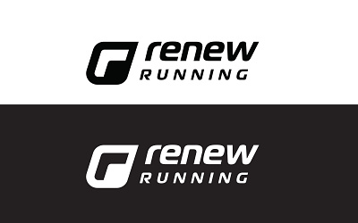 Renew Running — Identity design process design green identity logo presentation process renew running