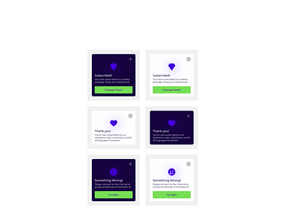 Translator.AI Dark & Light Modals ai ai app app apple clean dark language light mobile app modal modals mode modern neon pop up popup product translate ui
