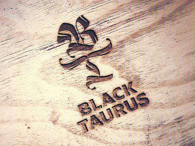 Black Taurus - Identity Design branding bull calligraphy graphic design identity design lettering logo