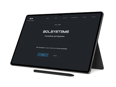 Bolsystems Consulting and Systems Project | Responsive Website figma responsive web design ui design ux design web design