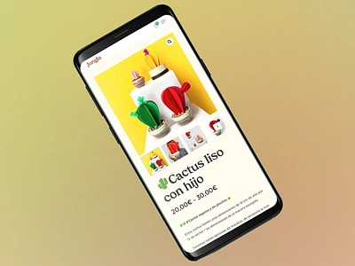 Plant App app cactus cart design checkout flower flower shop garden green leaf leaves mobile ui my cart order plant plant shop landing page plants pot shop shopping uxdesign