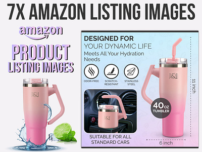 Tumbler Glass Listing Images Variations amazon acontent amazon ebc module amazon infographic amazon listing bol listing image editing image manipulation images design listing images