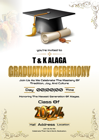 Graduation Ceremony Invitation Card